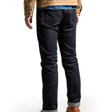 Warehouse Bull King Red Wind Slim Straight Jeans