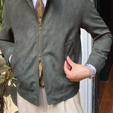 Stand Collar British Sportsman Slim Retro Coat Jacket