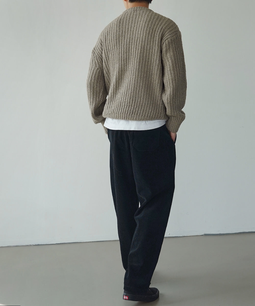 Loose Wool Blended Sweater