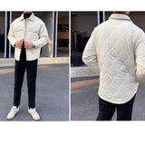 Korean Style Commuting Thick Shirt Cotton Jacket