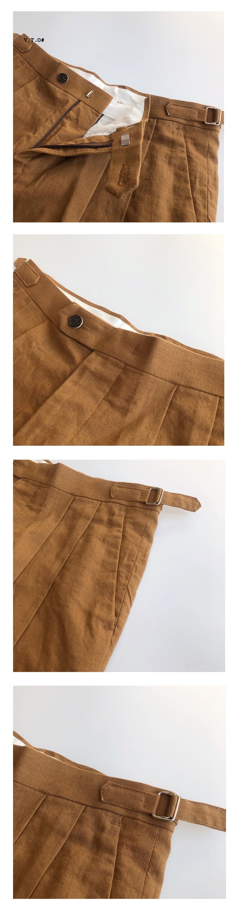 Saber Waist Pleated Pants