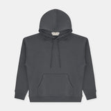 Solid Color Drop Shoulder Plus Velvet Thick Profile Hooded Sweater