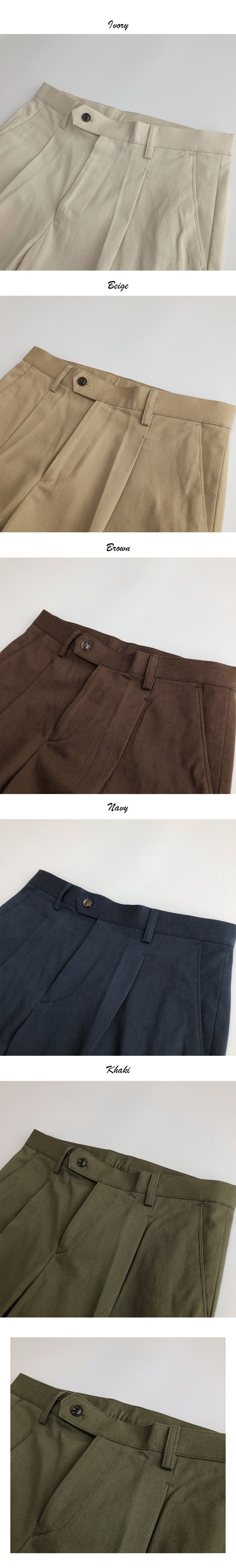 Pleated Trousers