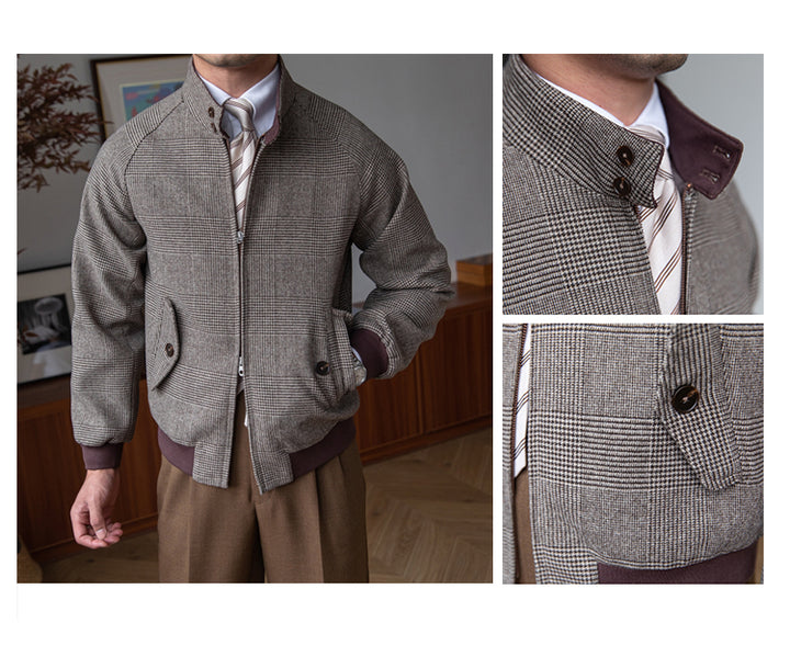 Short Harrington Wool Coat