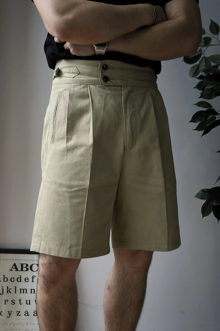 Cotton High Waist Shorts