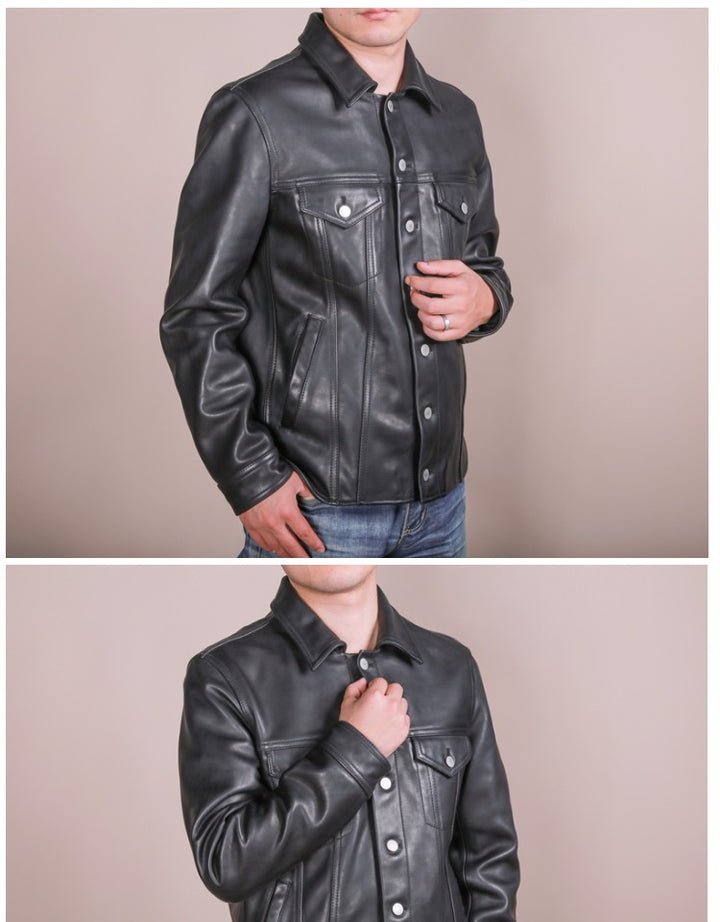 Cowhide Leather Jacket