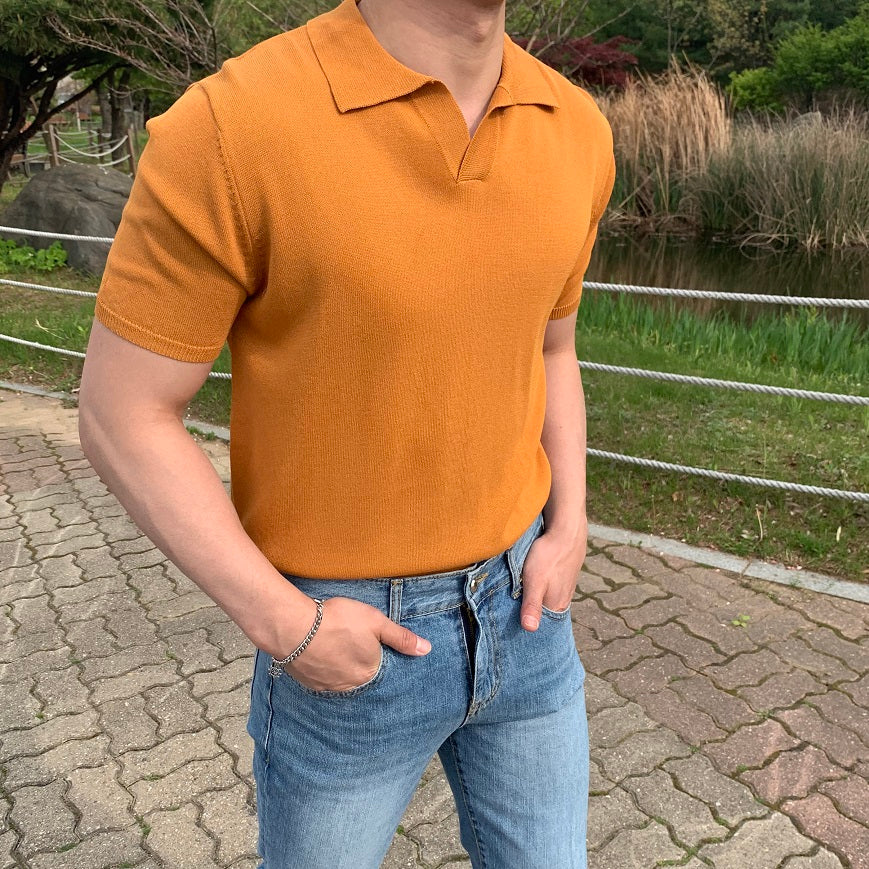 Linen Blend Polo