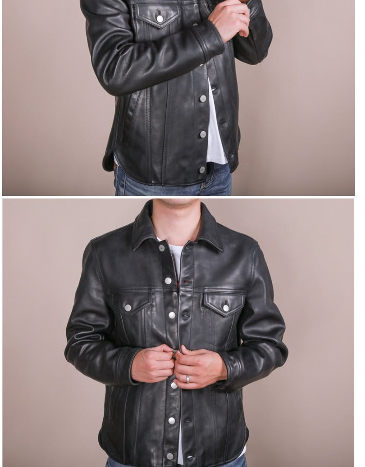 Cowhide Leather Jacket