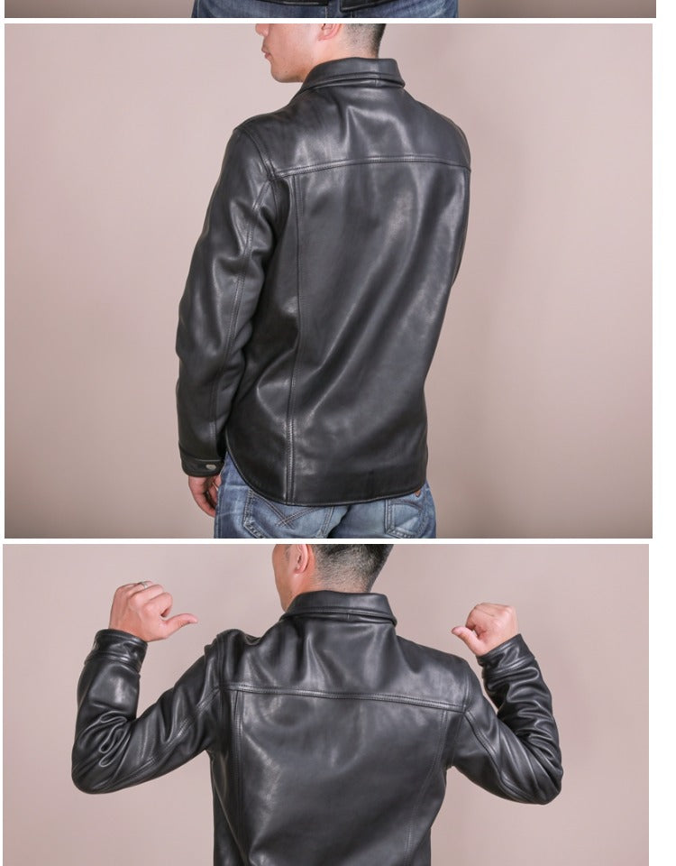 Cowhide Leather Jacket