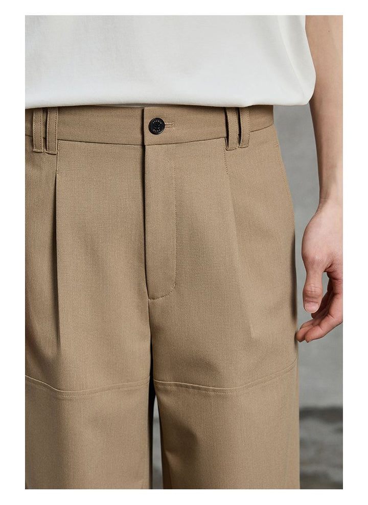 Product in progress - NANS textured anti-wrinkle dry single pleat casual trousers