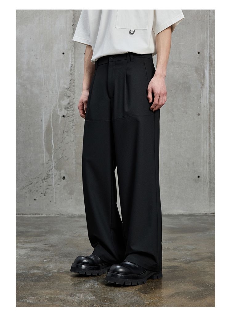 Product in progress - NANS textured anti-wrinkle dry single pleat casual trousers