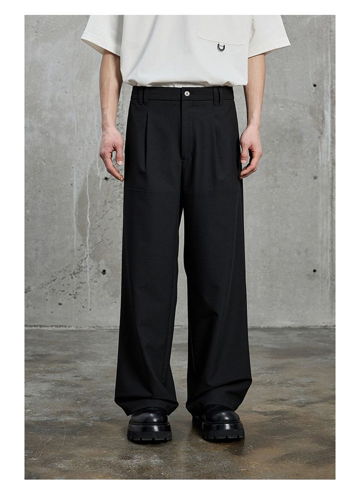 Product in progress - NANS textured anti-wrinkle dry single pleat casual trousers