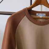 Labor Union Color-block Raglan Sleeves Long-sleeved Sweater