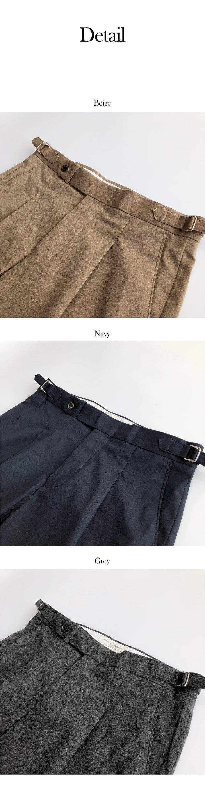 Buckle Edge Trousers