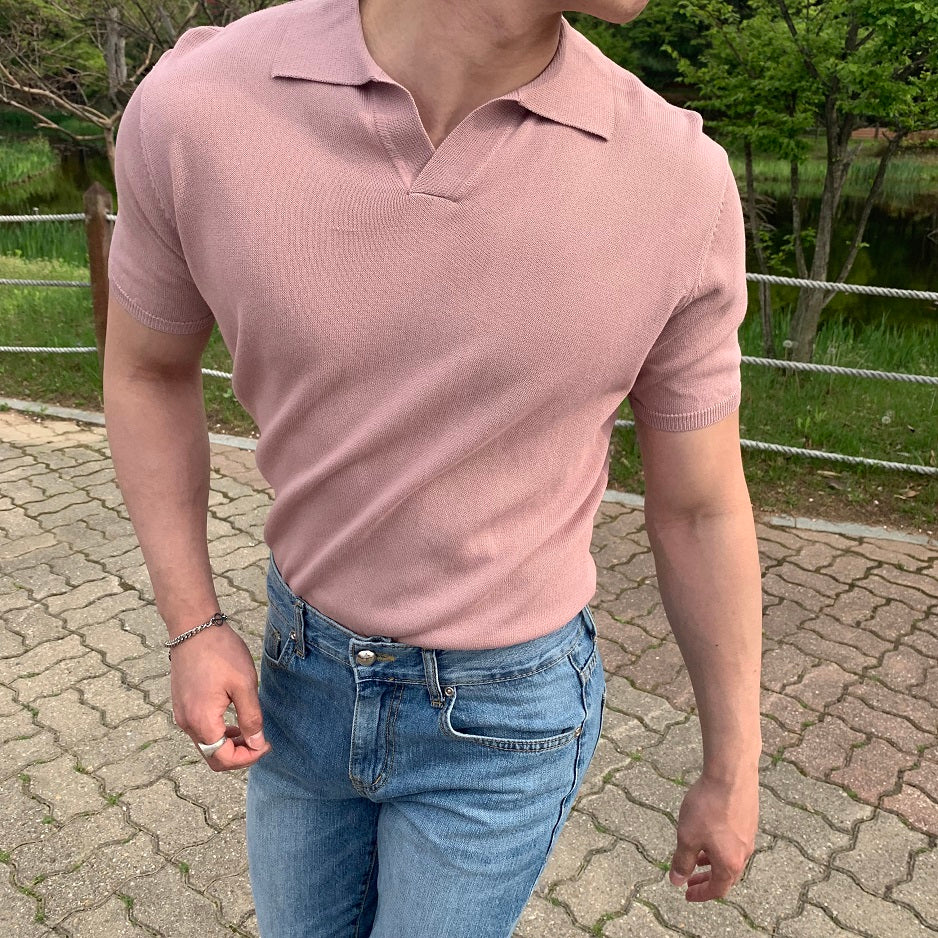 Linen Blend Polo