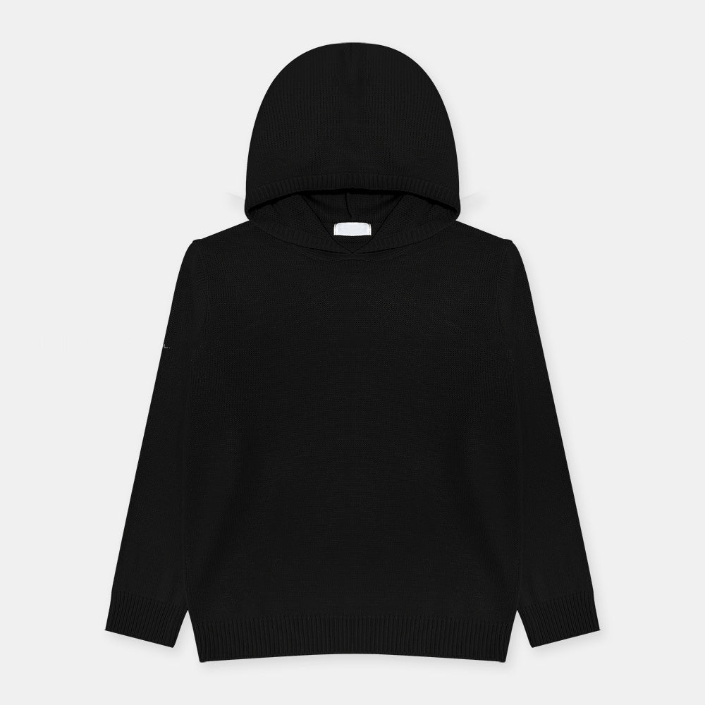 Hooded Drop Shoulder Knit