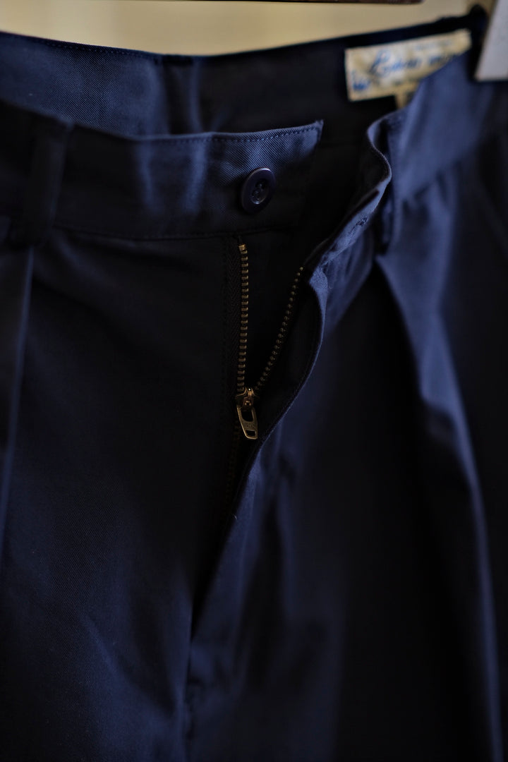 Double Pleated Micro Tapered Trousers