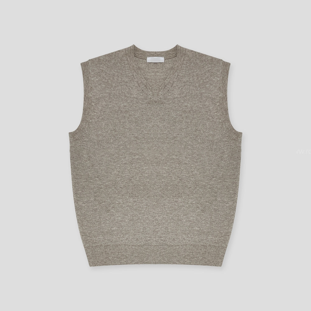 Sleeveless Knitted Vest