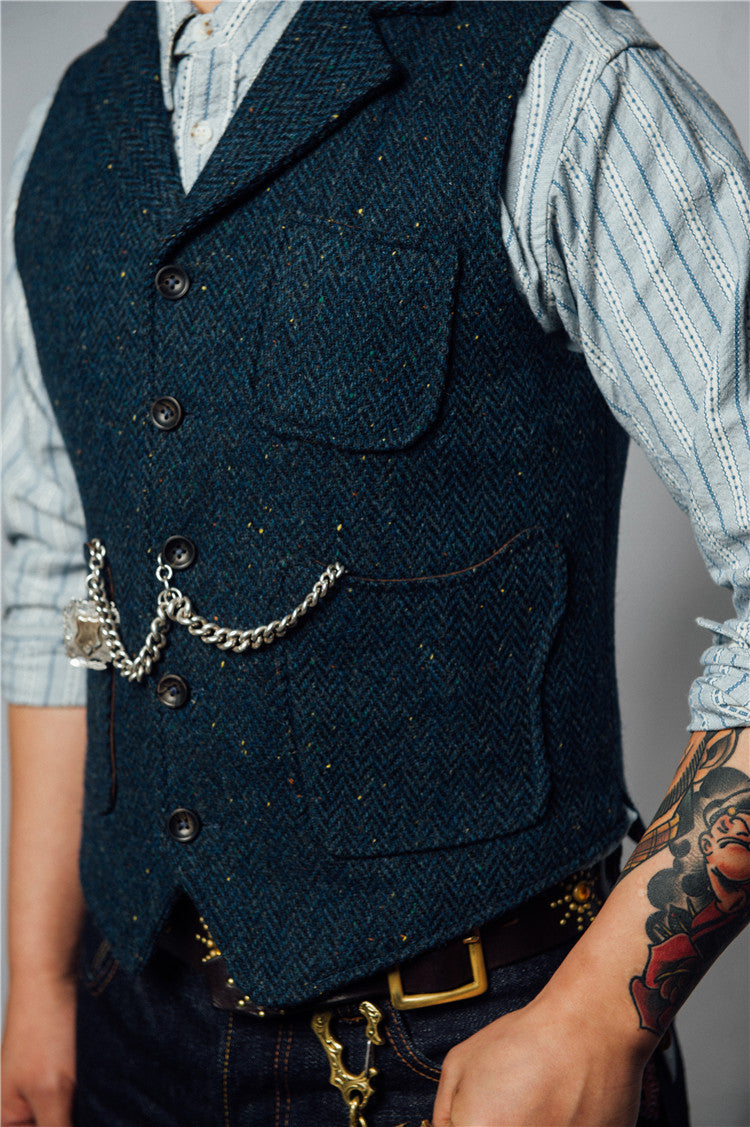 Tweed Wool Vest