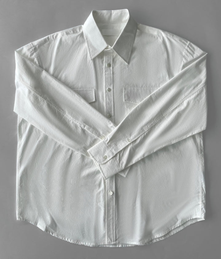 Pocketed Cotton Business Shirt