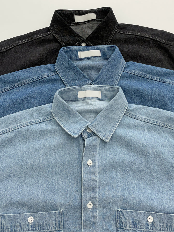 Denim Multi-Pocket Shirt