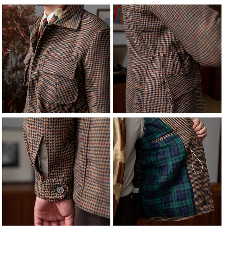 Houndstooth Hunting Jacket