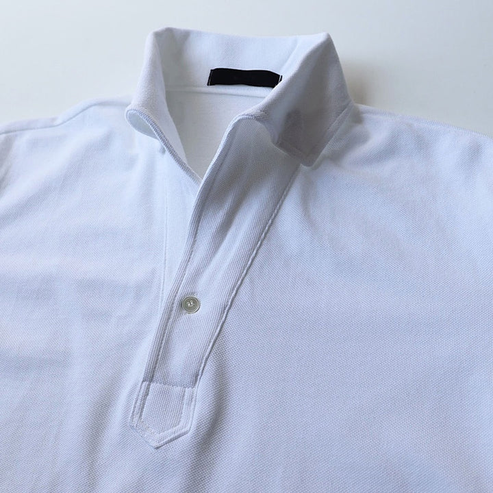 Hidden Button Polo Shirt