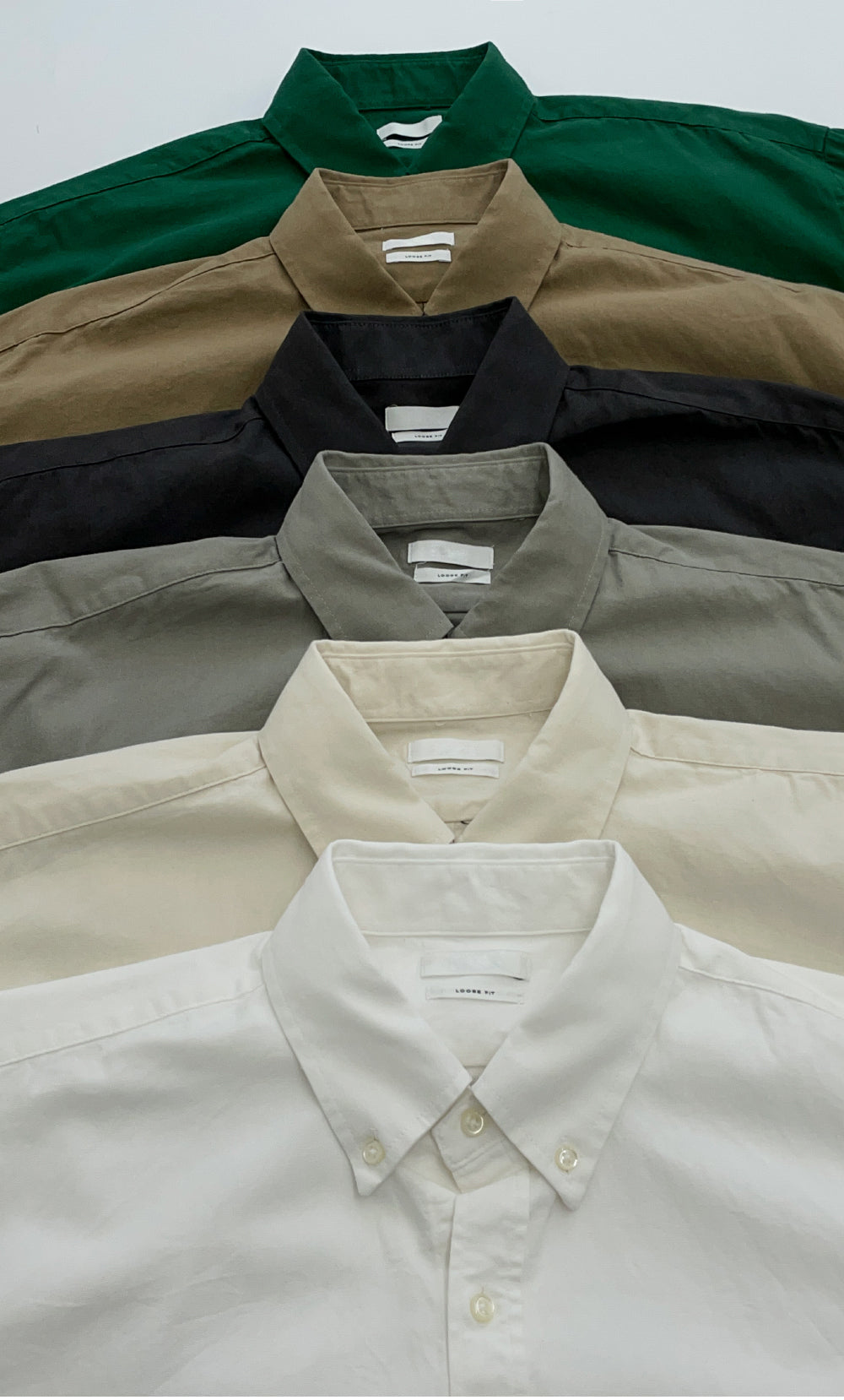 Italian Collar Cotton Shirt