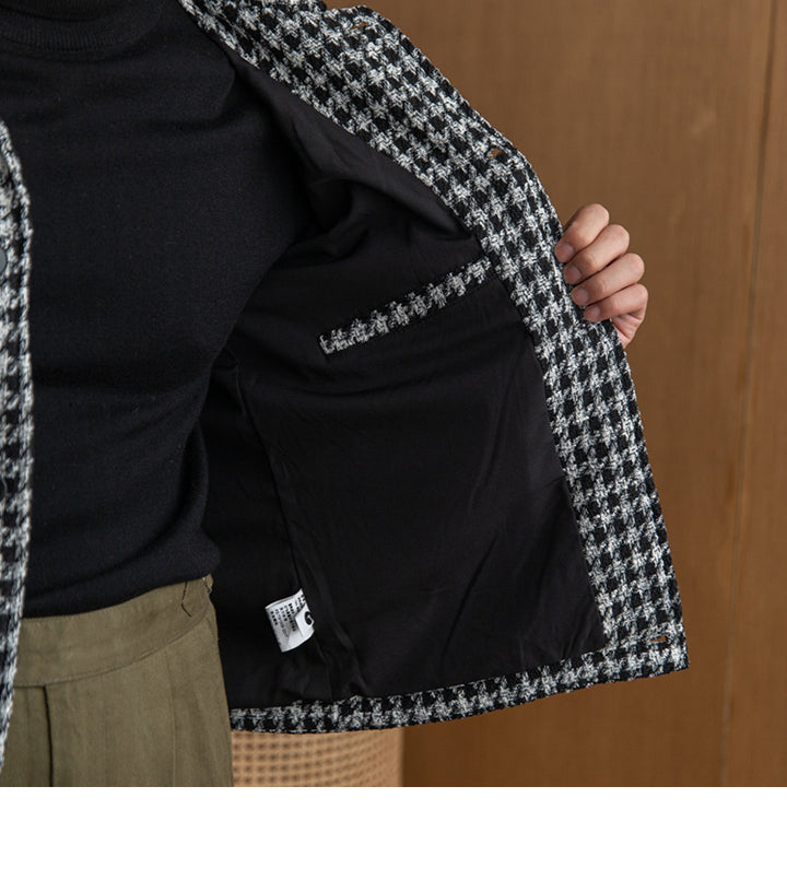 Houndstooth Slim Jacket