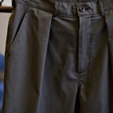 Labor Union New Cut Double Pleated Profile Micro Cone Trousers