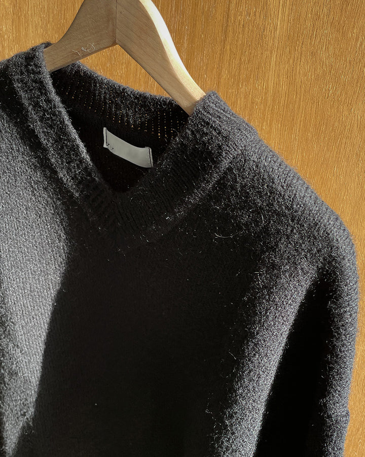 V-Neck Mohair Knit