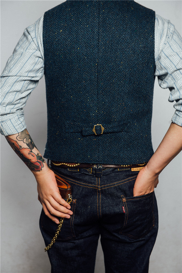 Tweed Wool Vest