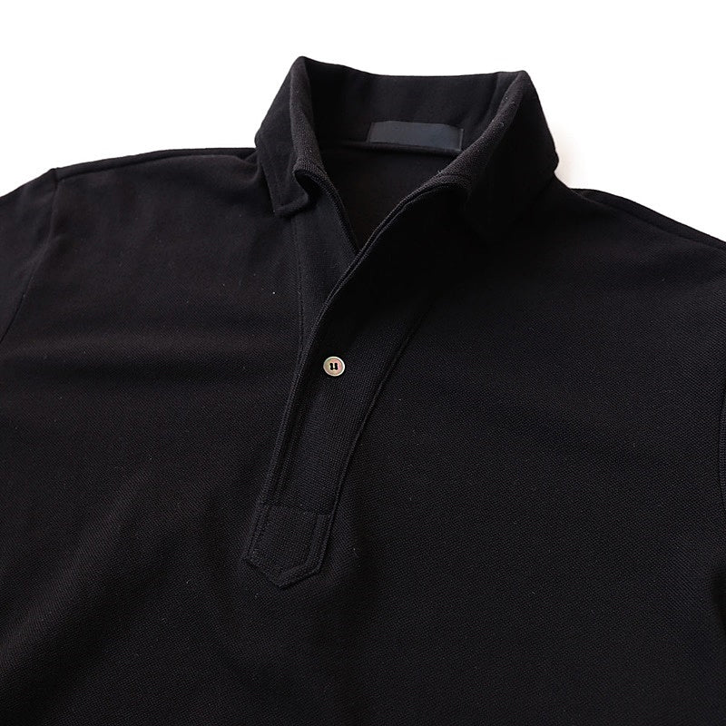 Hidden Button Polo Shirt