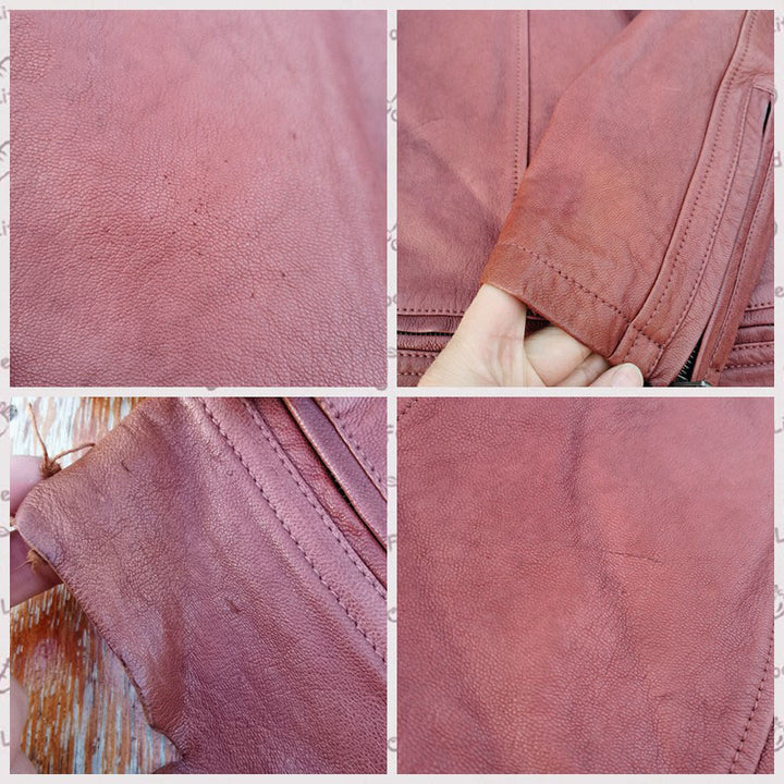 Vegetable Tanned Leather Jacket