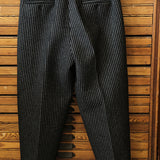 Union Striped Wide-leg High-waisted Wool Trousers