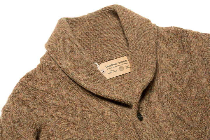 Wool Lapel Cardigan