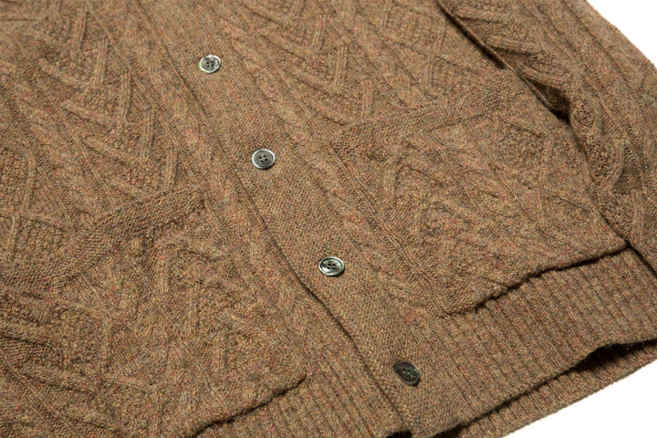 Wool Lapel Cardigan