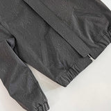 American Pilot Jacket with Water Ripple Texture