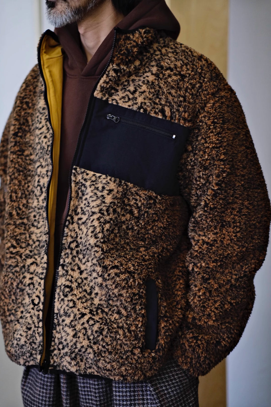 Fleece Leopard Jacket