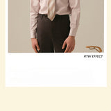 Men's 100% Mercerized Cotton Windsor Collar Handmade Long Sleeve Dress Shirt