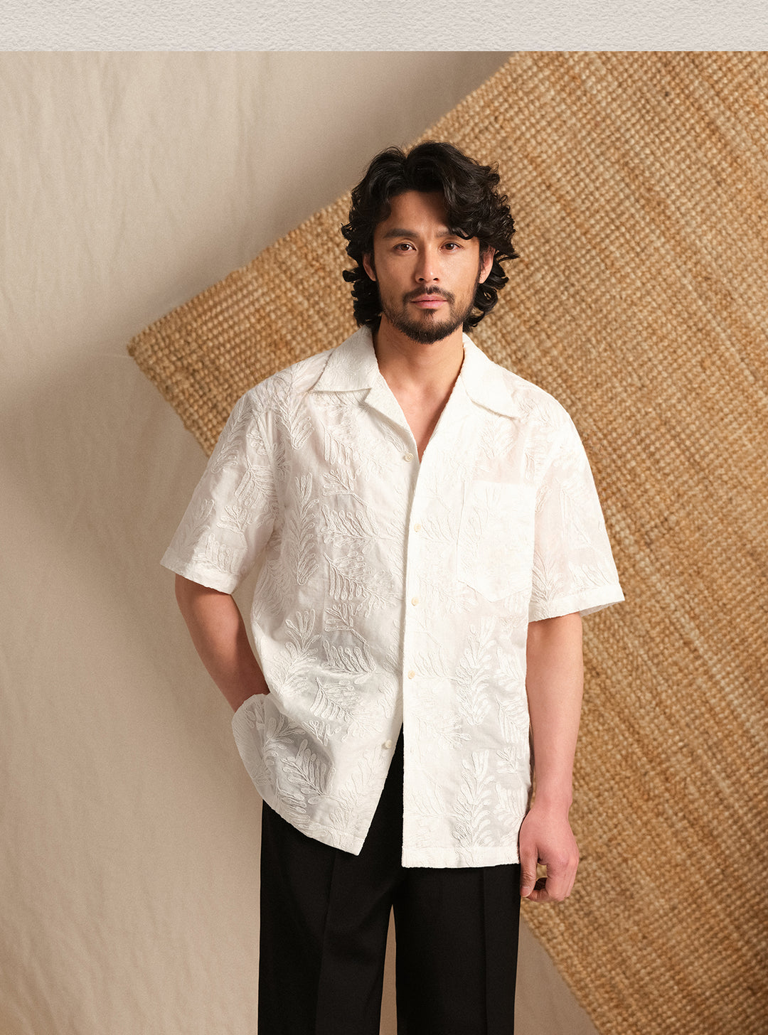 Italian Cuban Collar Shirt