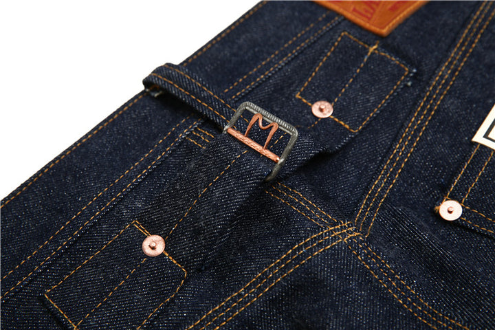 Buckle Denim Pants