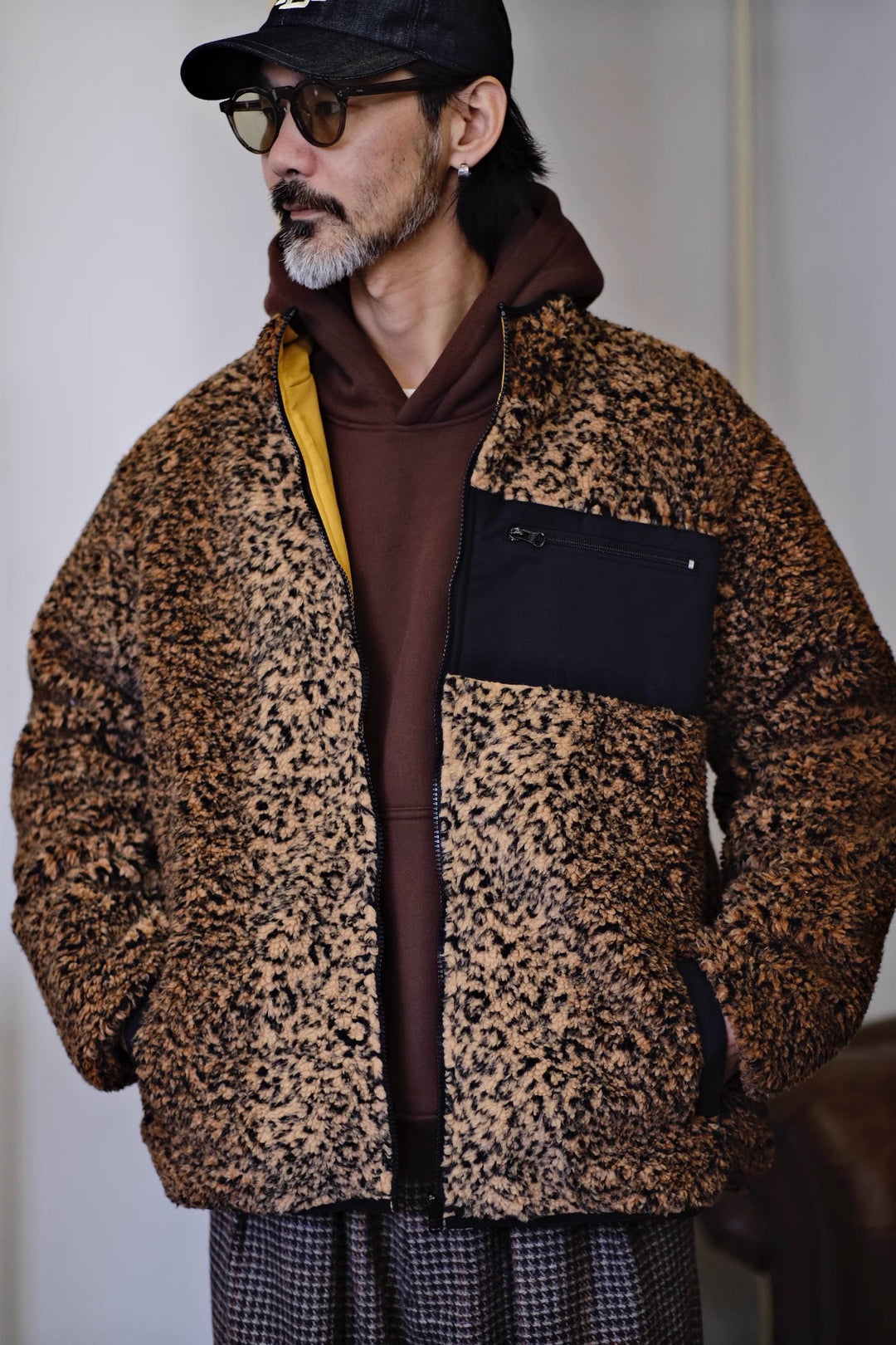 Fleece Leopard Jacket