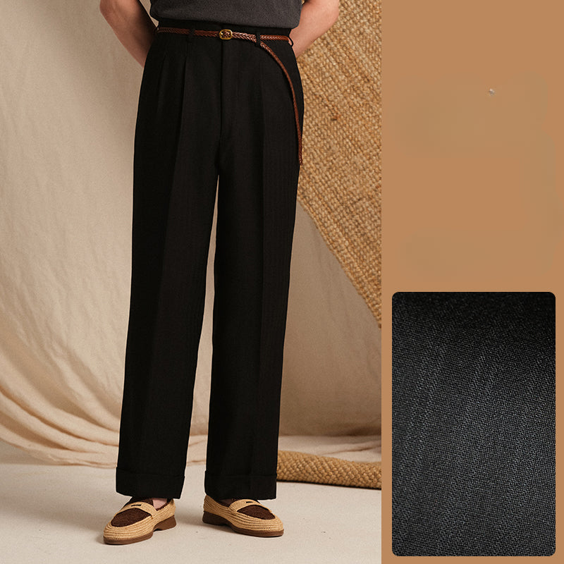 Wool Vintage Hollywood Trousers