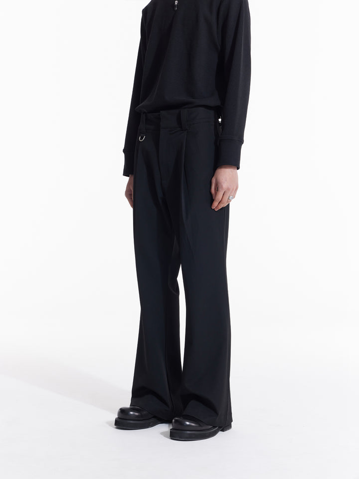 Flared Lightweight Trousers