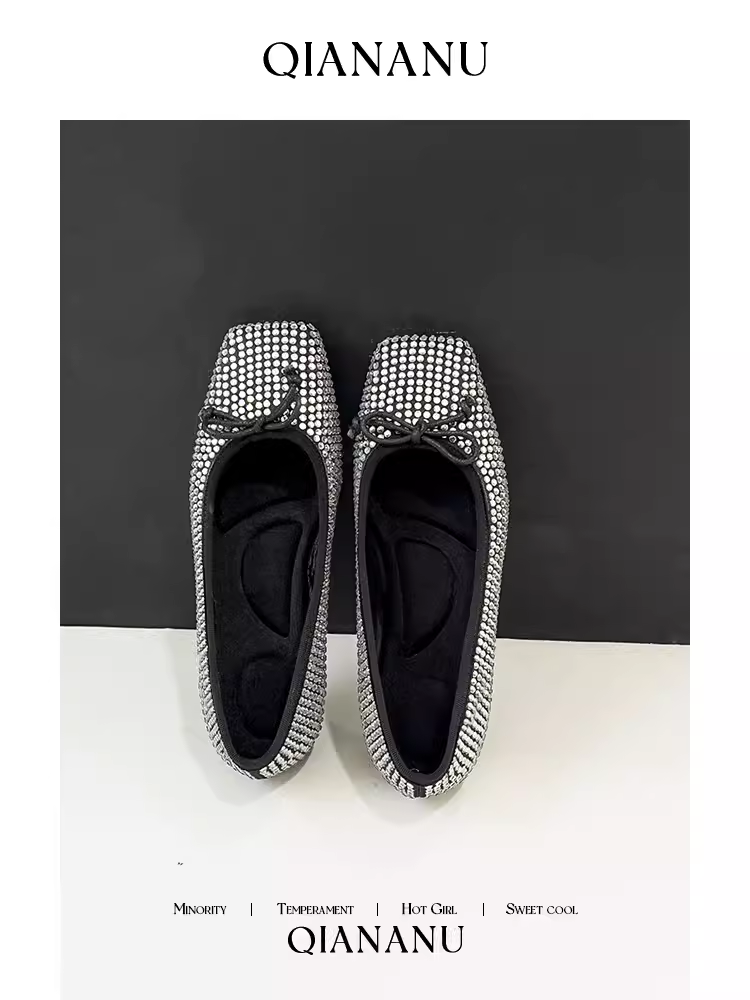 Rhinestone Ballet Flats