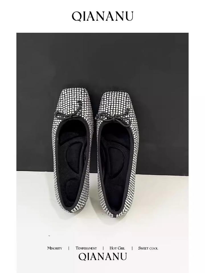 Rhinestone Ballet Flats