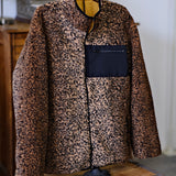 Labor Union Cozy Fleece Leopard Jacket