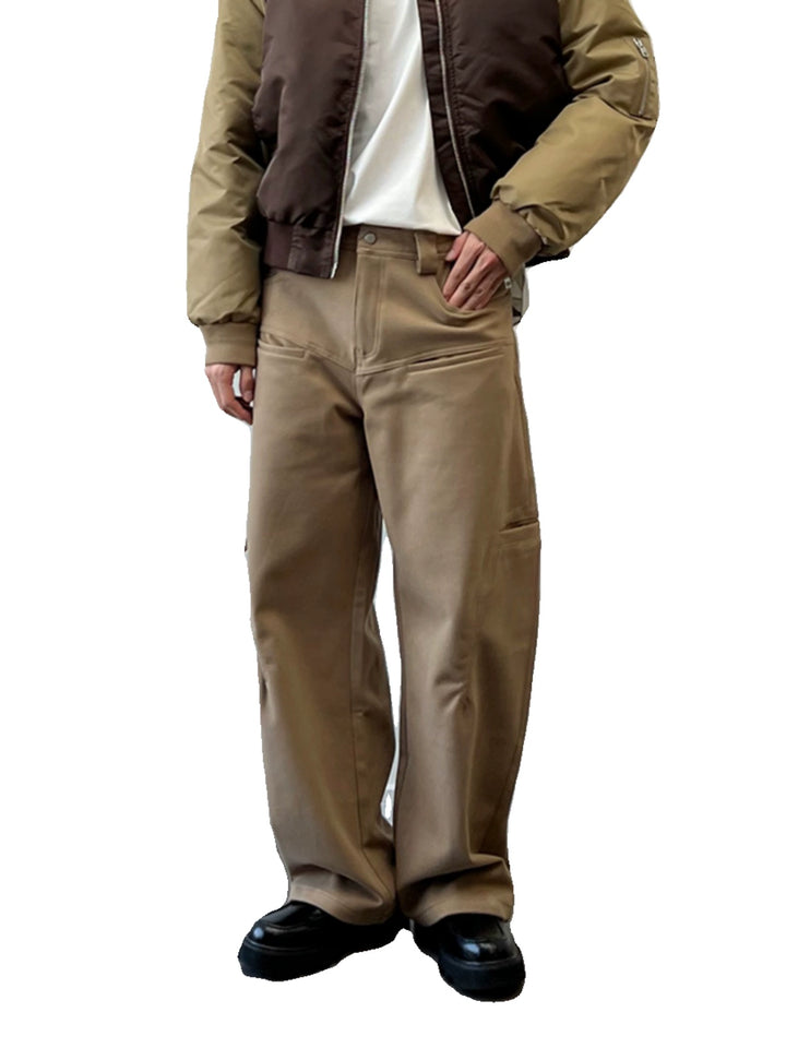 Khaki Woolen Work Trousers