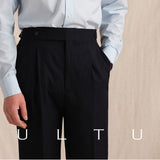 Men's Italian Cotton Modal Pointed Button Collar Long Sleeve Shirt